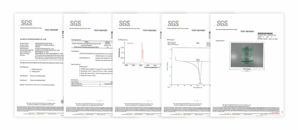SGS驗證 30%再生料符合證明